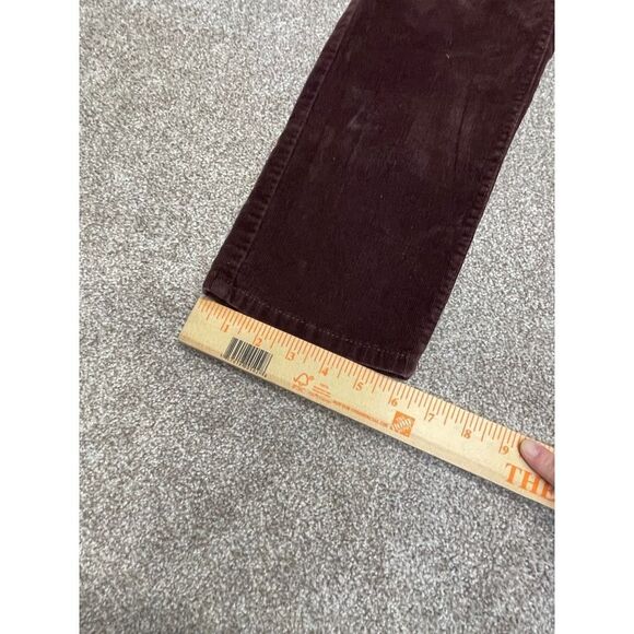 NYDJ womens corduroy legging jeans sz 10P 9” rise brown stretch denim - Picture 5 of 12